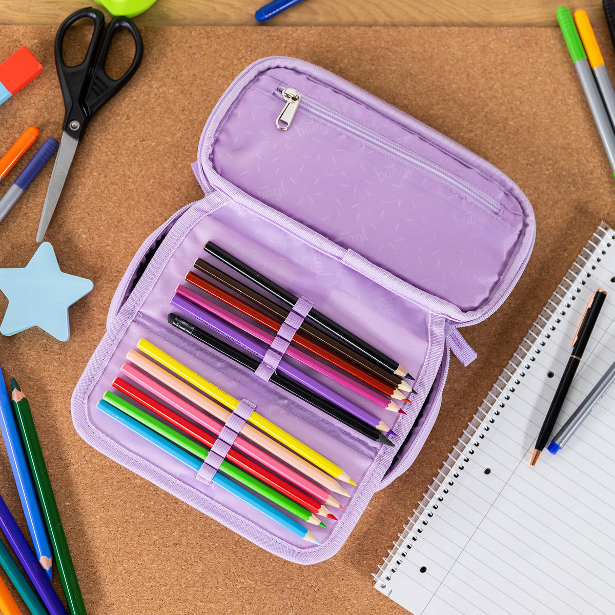 Astuccio scolastico Lavender