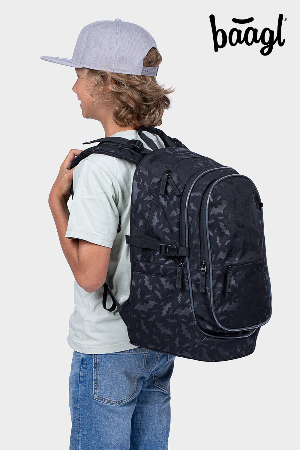 Zaino scolastico Core Batman Black