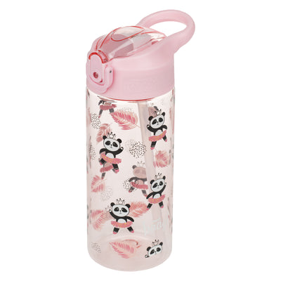 Borraccia in Tritan con cannuccia Panda, 500 ml