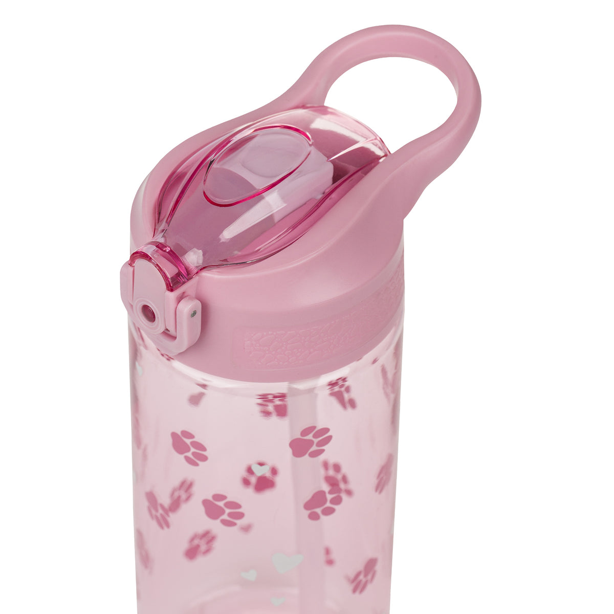 Borraccia in Tritan con cannuccia Paws, 500 ml