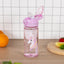 Borraccia in Tritan con cannuccia Rainbow Unicorn, 500 ml
