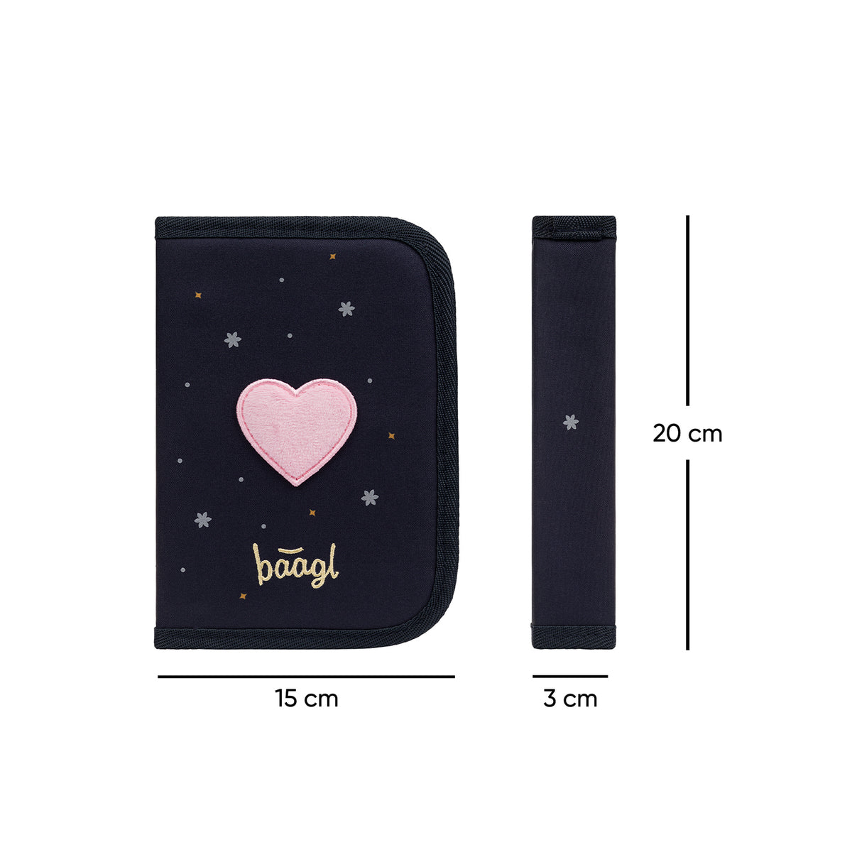 Astuccio a uno scomparto Unicorn Gold