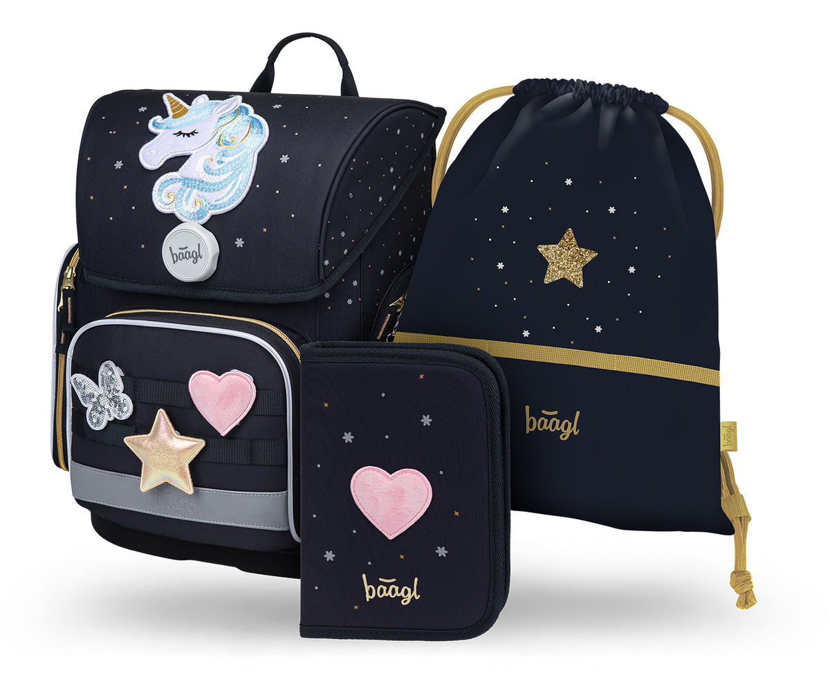 Set scolastico Ergo Unicorn Gold
