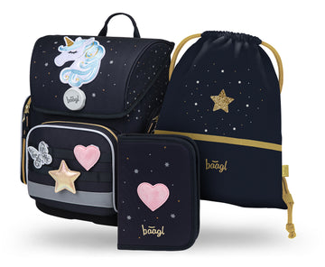 Set scolastico Ergo Unicorn Gold