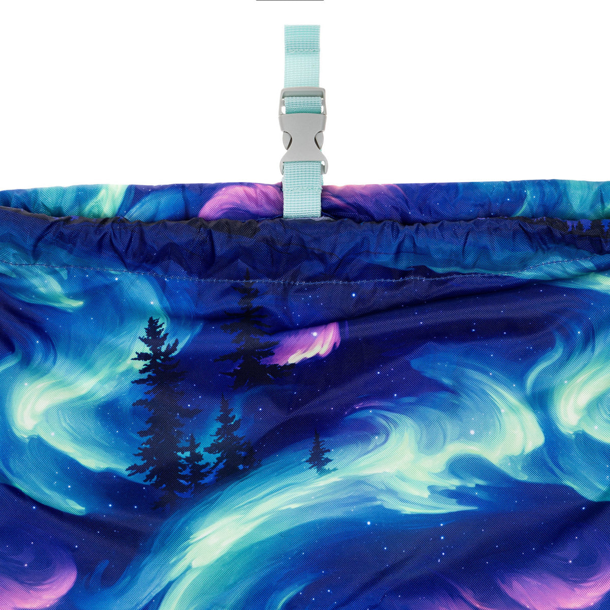 Sacca da ginnastica con tasca con cerniera Aurora
