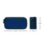 Astuccio scolastico Logo blu