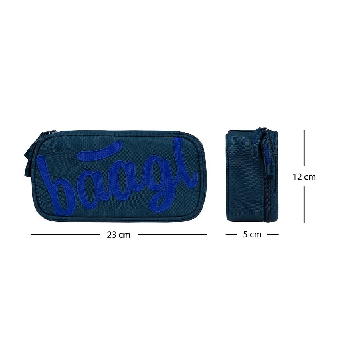 Astuccio scolastico Logo blu