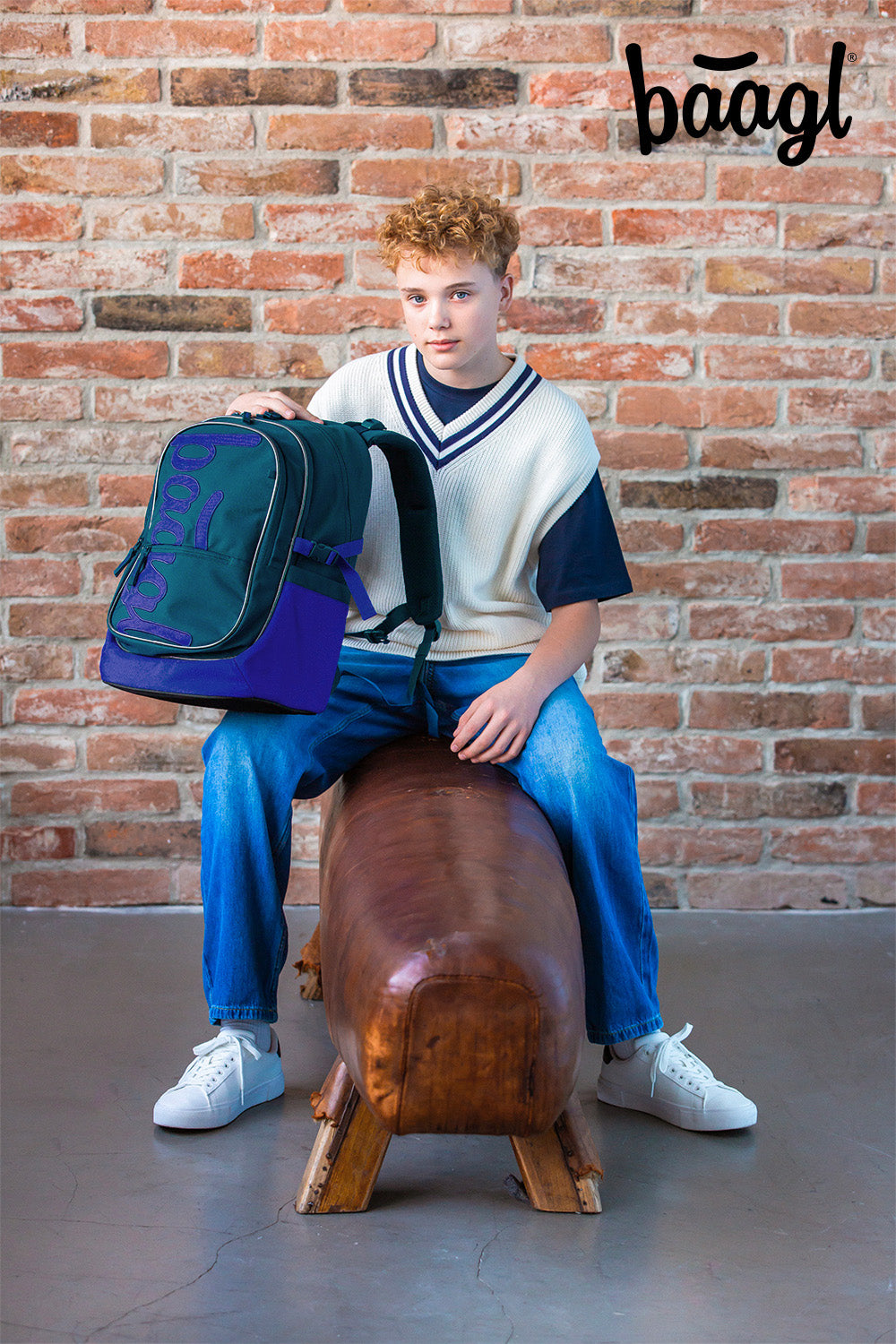 Set scolastico Core Logo blue