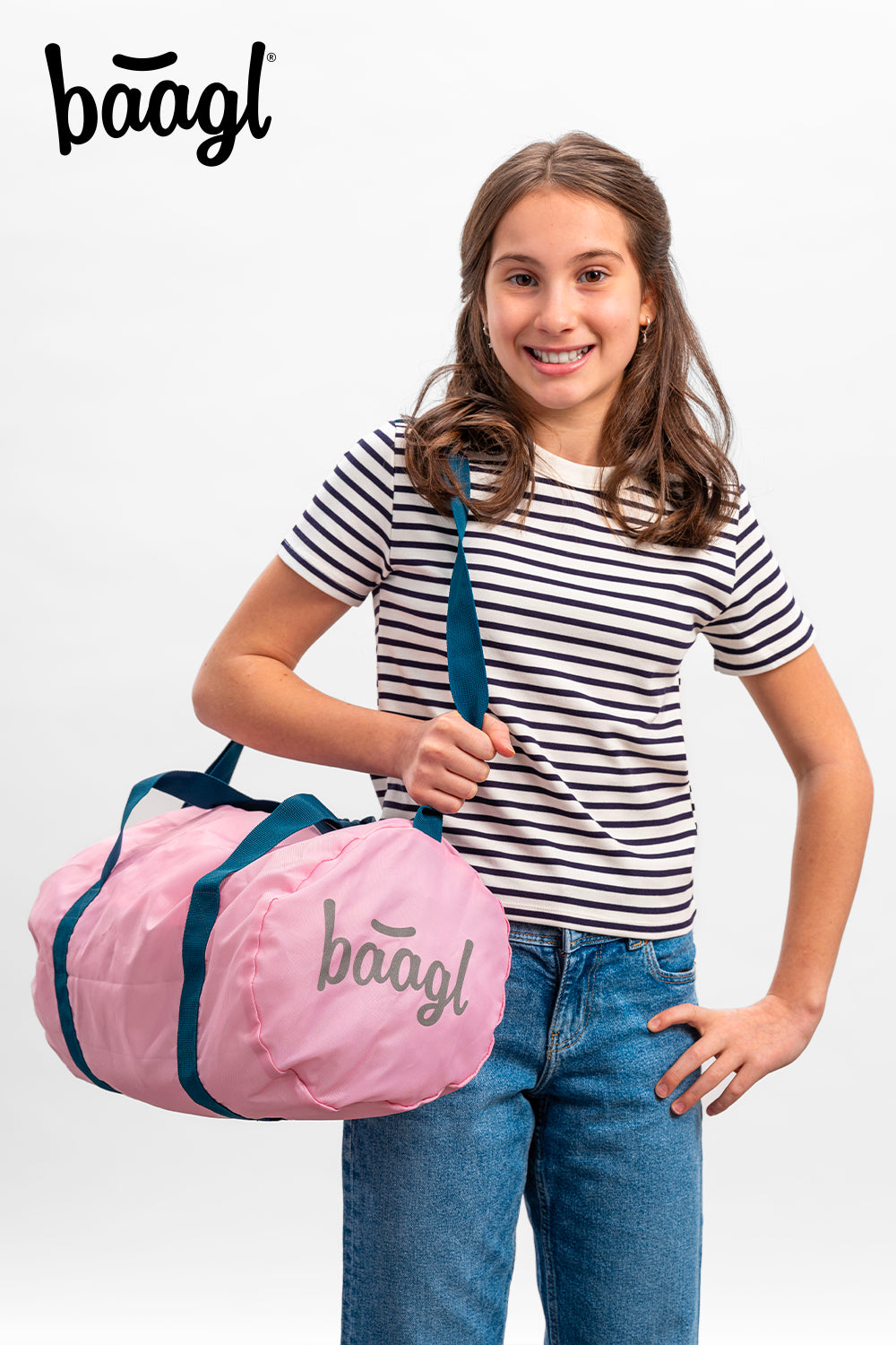 Borsa sportiva pieghevole Hoop Rose