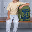 Zaino scolastico Skate Olive