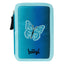 Astuccio portamatite a tre scomparti Butterfly
