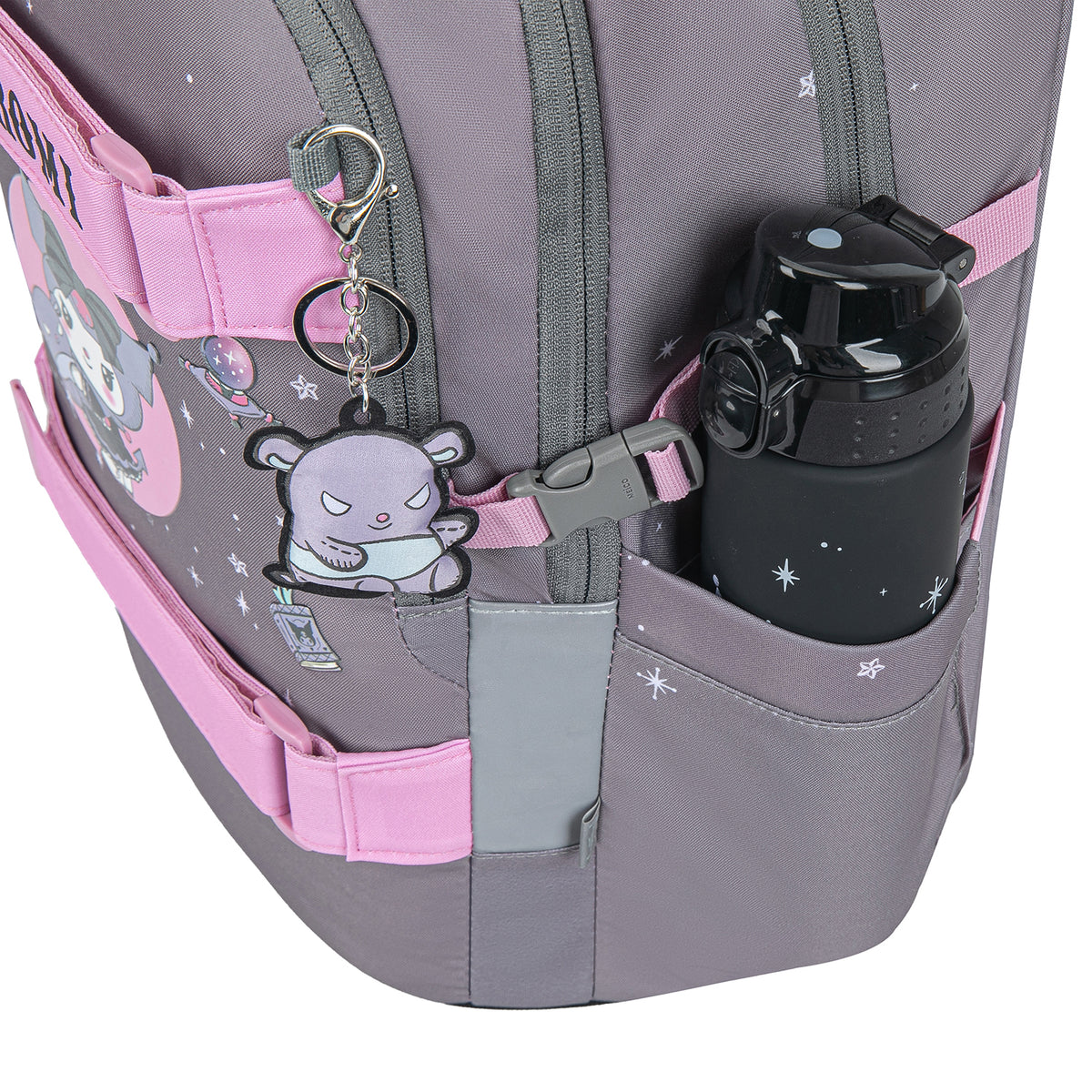 Zaino scolastico Skate Kuromi Grey