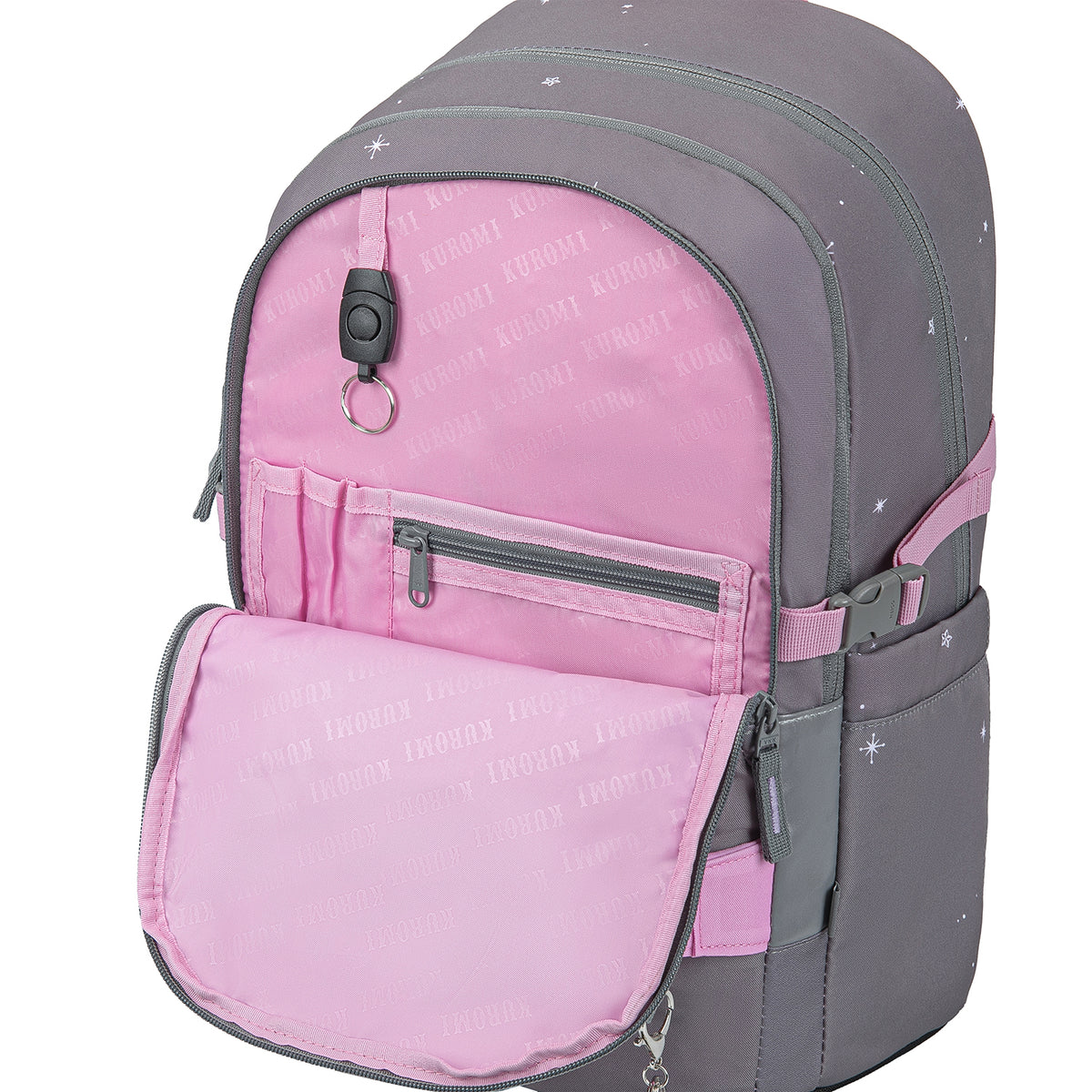 Zaino scolastico Skate Kuromi Grey