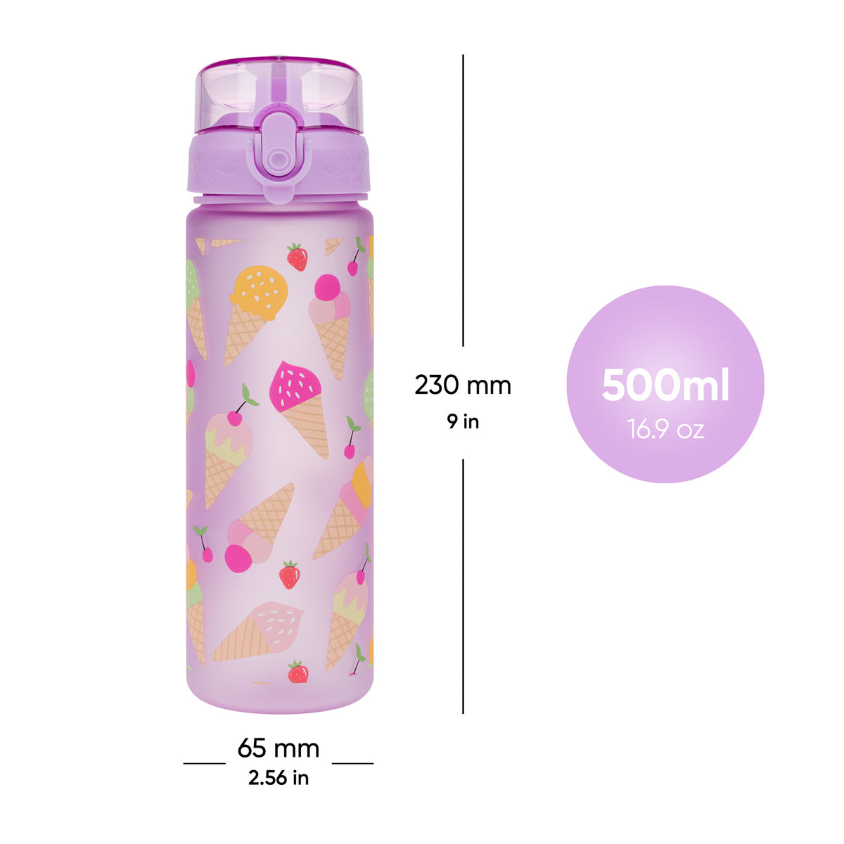 Borraccia in Tritan Lavender, 500 ml