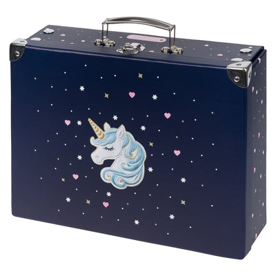 Astuccio pieghevole per materiale scolastico Unicorn Stars