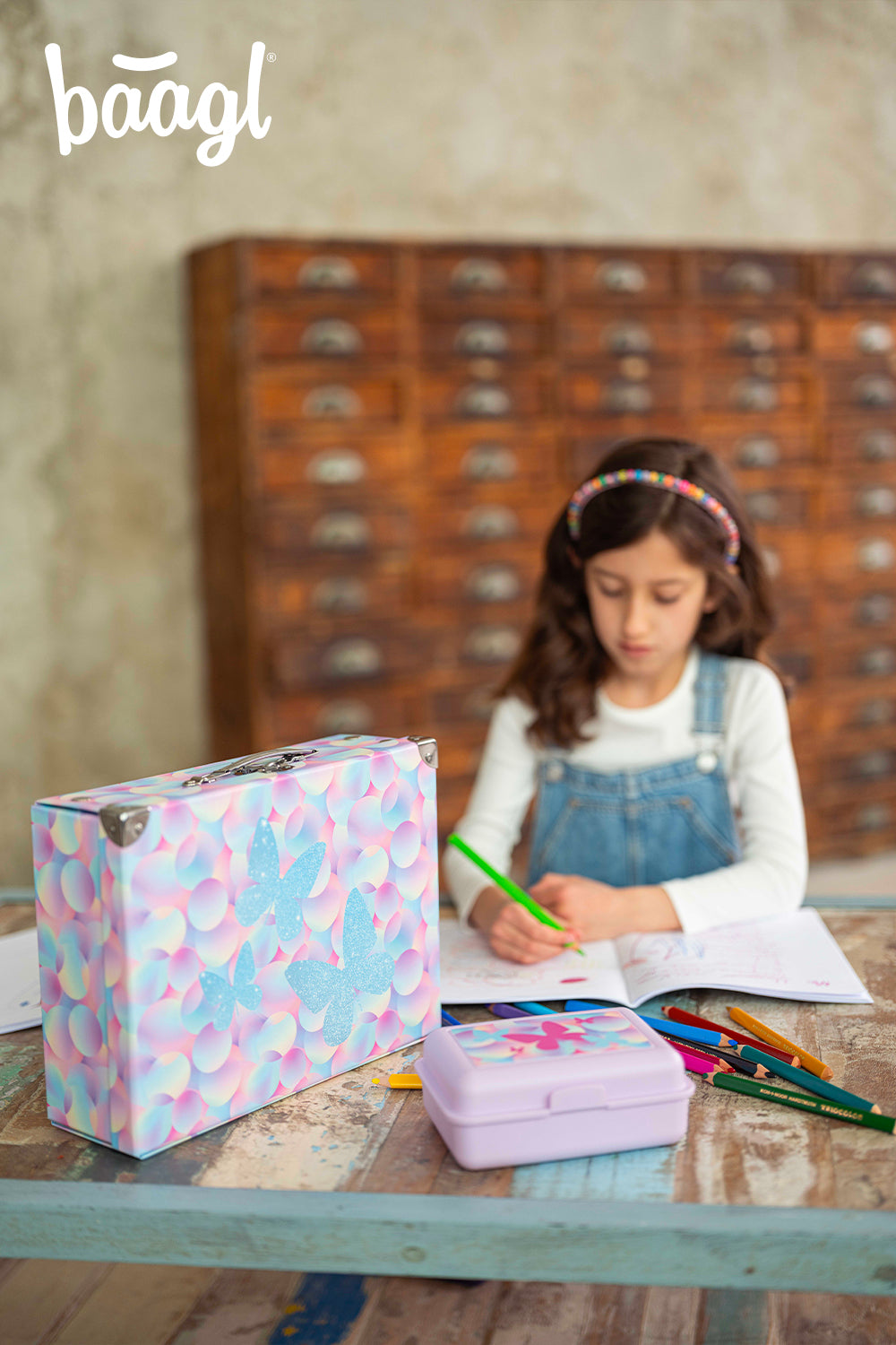 Astuccio pieghevole per materiale scolastico Candy