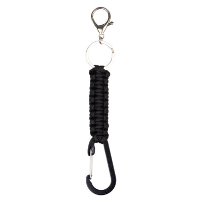 Portachiavi Paracord nero