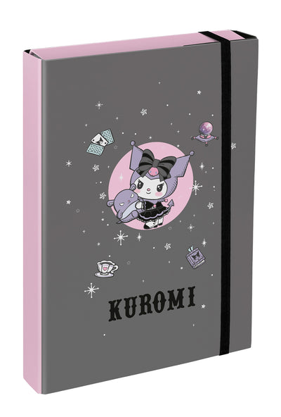 Cartellina scolastica A4 Jumbo Kuromi Grey