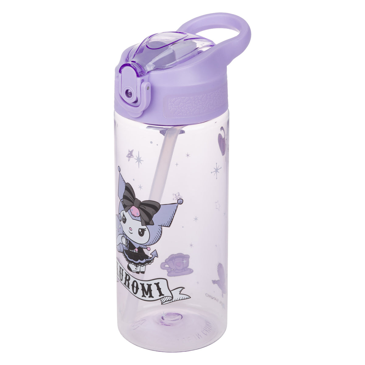 Borraccia in Tritan con cannuccia Kuromi Fortune Dream, 500 ml