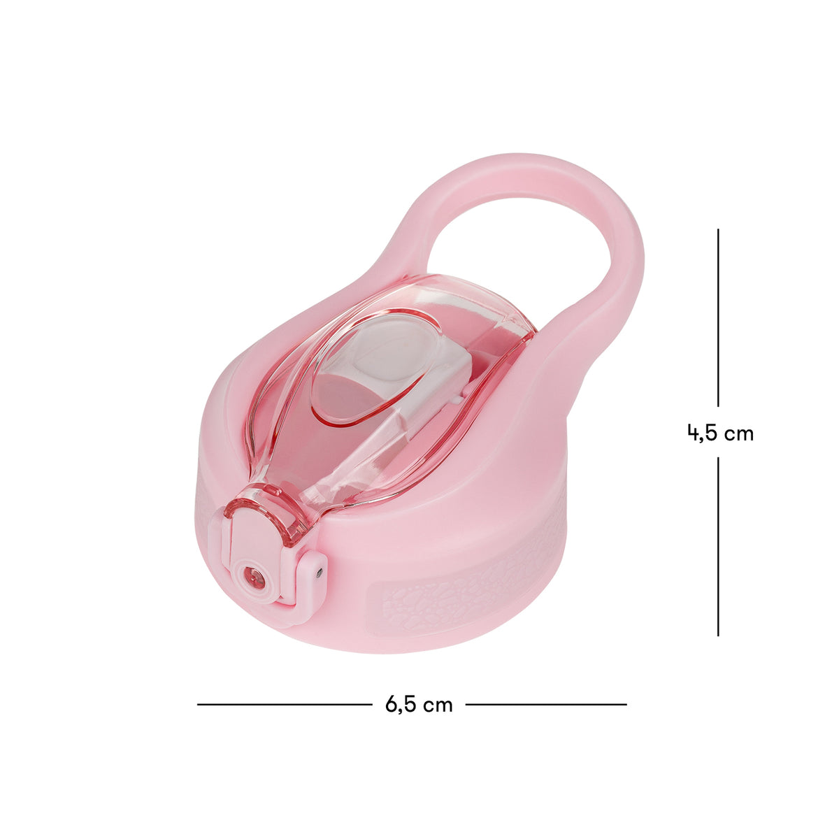 Tappo di ricambio per borraccia BAAGL con cannuccia, rosa
