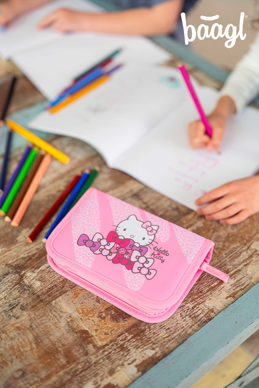 Astuccio a un scomparto Hello Kitty Leopardo dolce