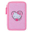 Astuccio a tre scomparti Hello Kitty Leopardo dolce
