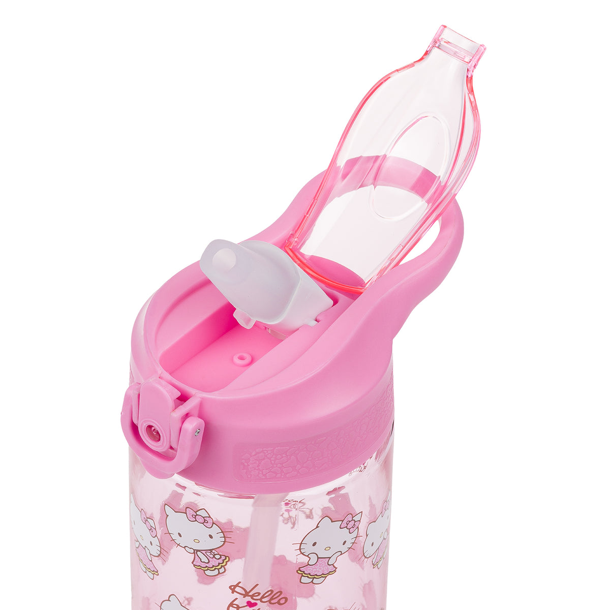 Borraccia in Tritan con cannuccia Hello Kitty Sweet Leopard, 500 ml