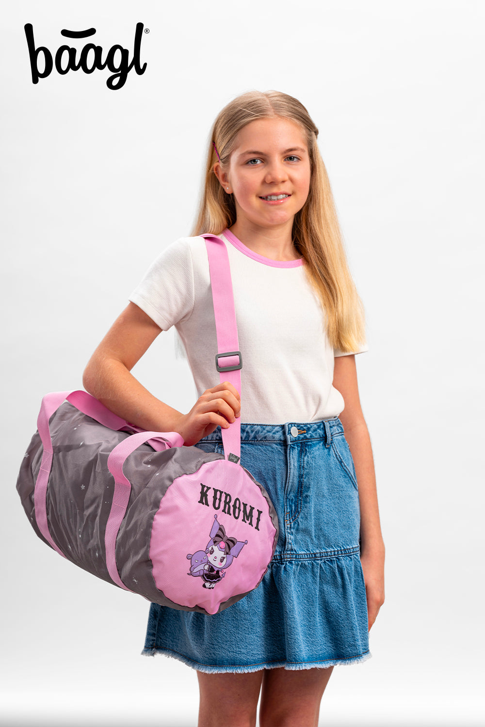 Set scolastico Skate Kuromi Grey