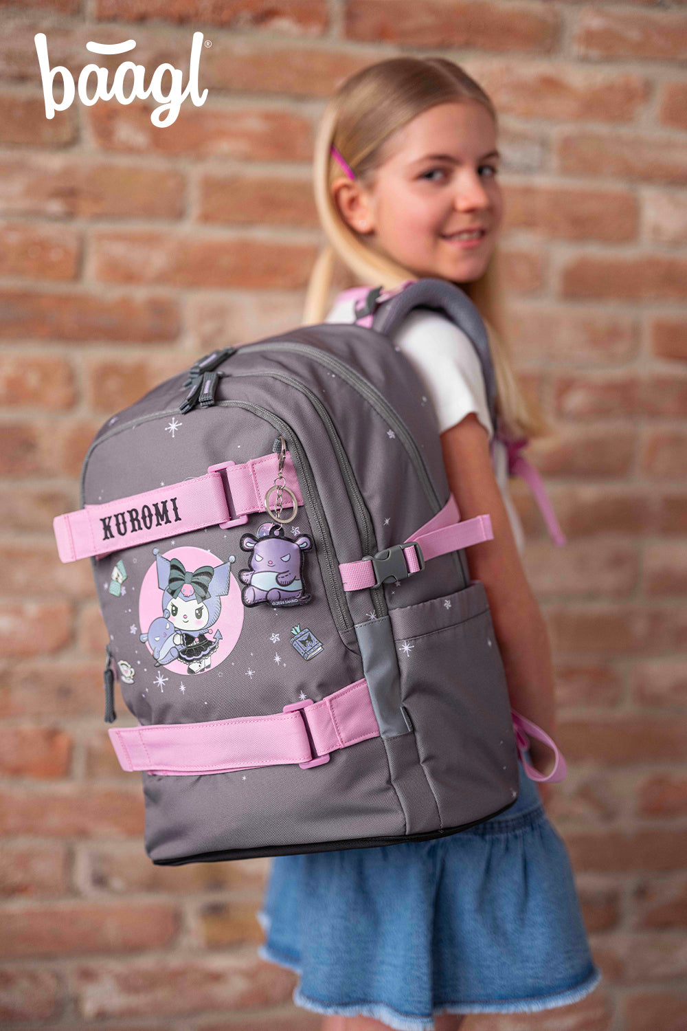 Set scolastico Skate Kuromi Grey II