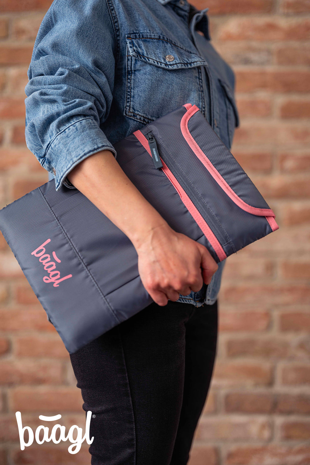 Custodia per laptop Logo rosa