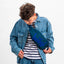 Marsupio Snap Logo blu