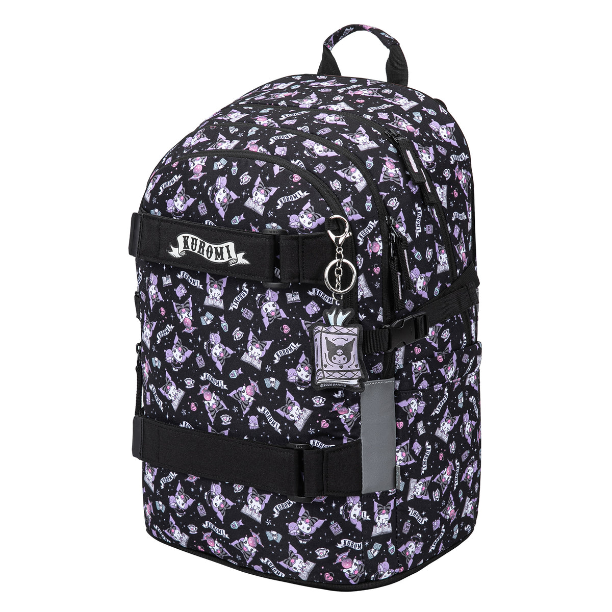 Zaino scolastico Skate Kuromi Black