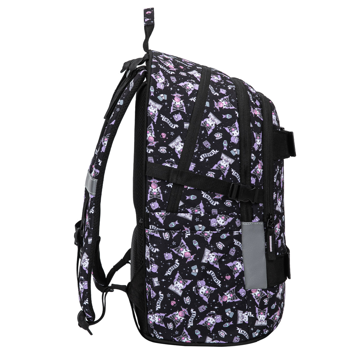 Zaino scolastico Skate Kuromi Black