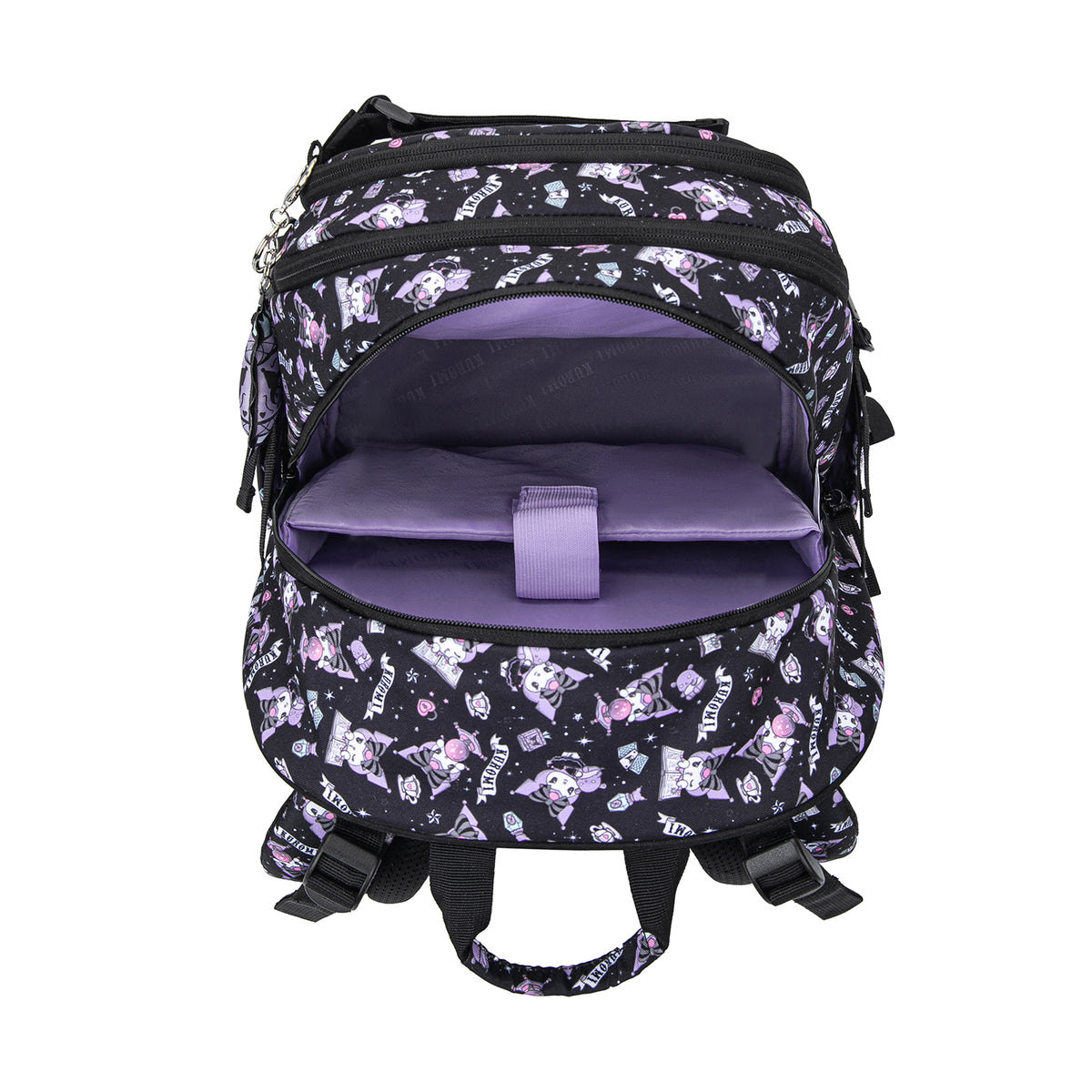 Zaino scolastico Skate Kuromi Black