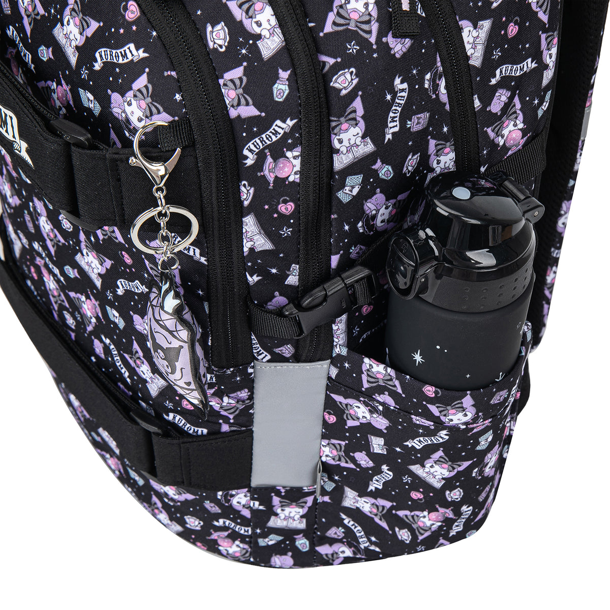 Zaino scolastico Skate Kuromi Black