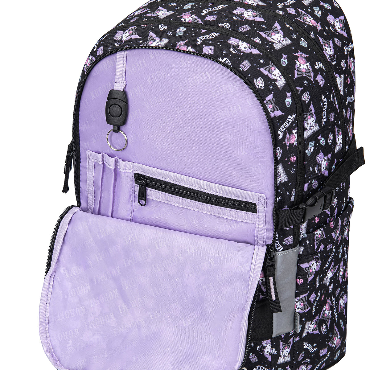 Zaino scolastico Skate Kuromi Black