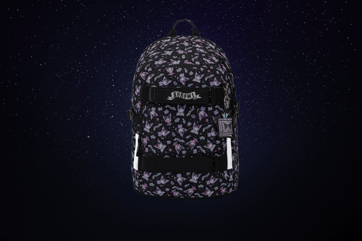Zaino scolastico Skate Kuromi Black