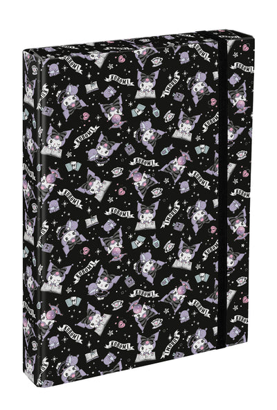 Cartellina scolastica A4 Jumbo Kuromi Black