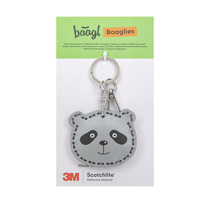 Portachiavi riflettente Panda