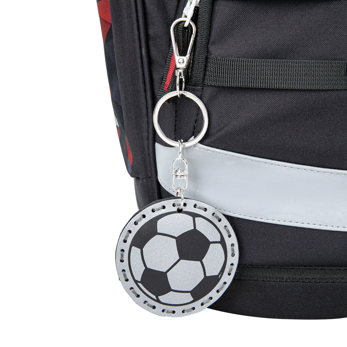 Portachiavi riflettente Pallone da calcio