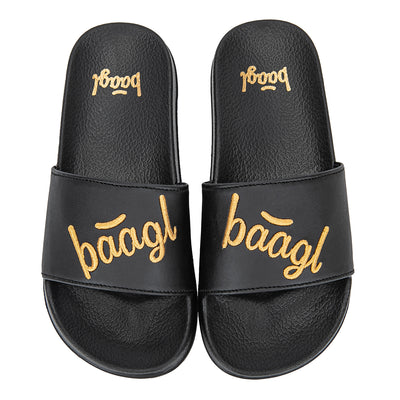 Ciabatte Logo dorate taglia 34