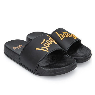 Ciabatte Logo dorate taglia 34