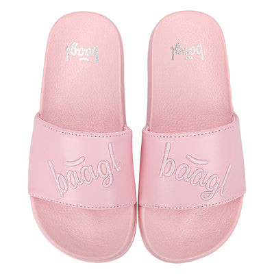 Ciabatte Logo rosa taglia 28