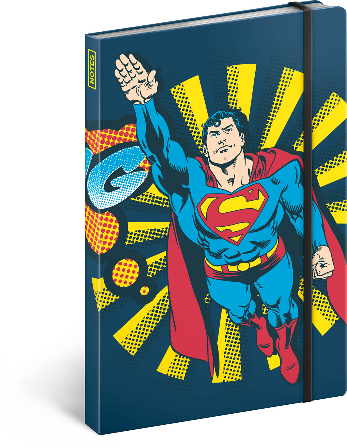 Quaderno Superman – Bang, a righe, 13 × 21 cm