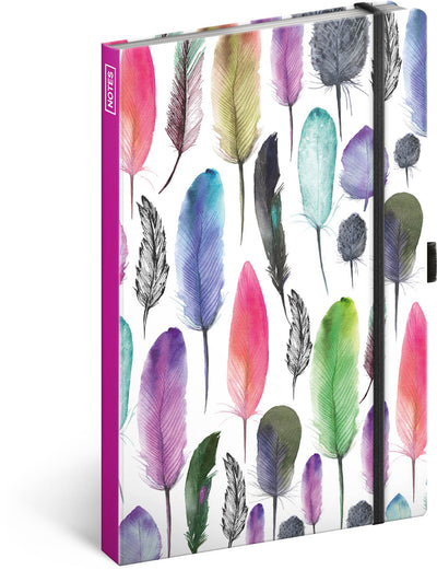 Quaderno Feathers, a righe, 13 × 21 cm