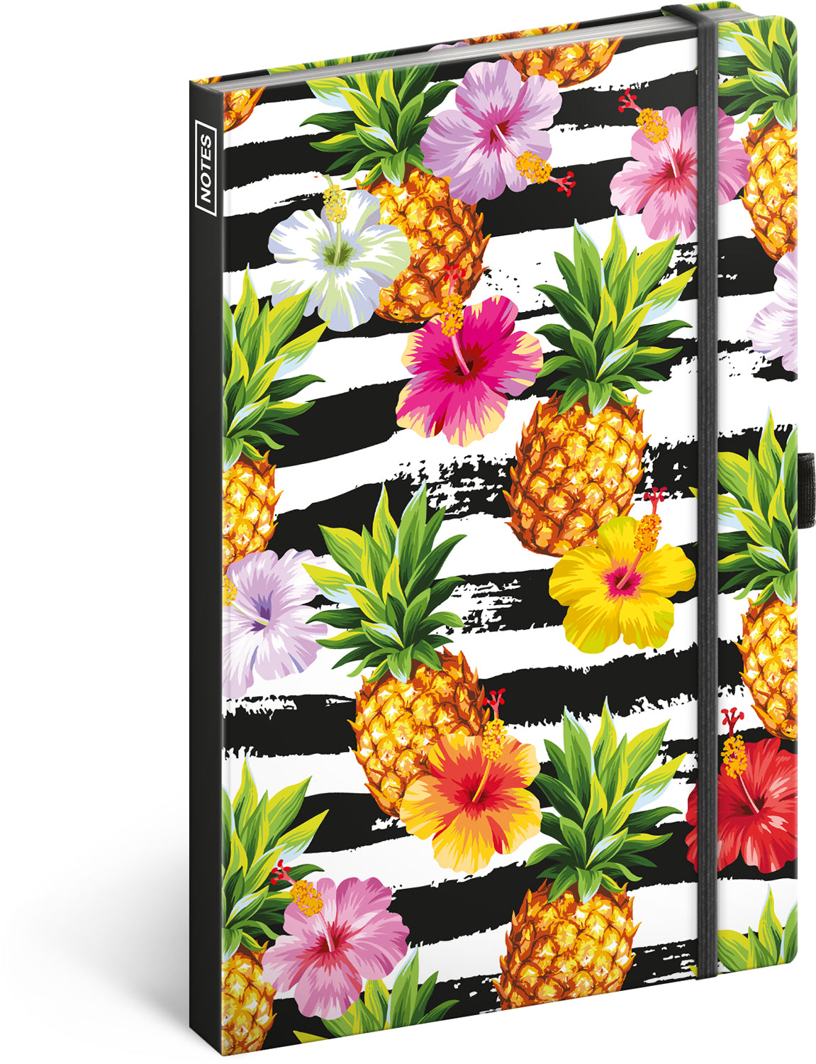 Quaderno Pineapples, a righe, 13 × 21 cm