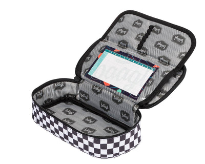 Astuccio scolastico Skate a quadri