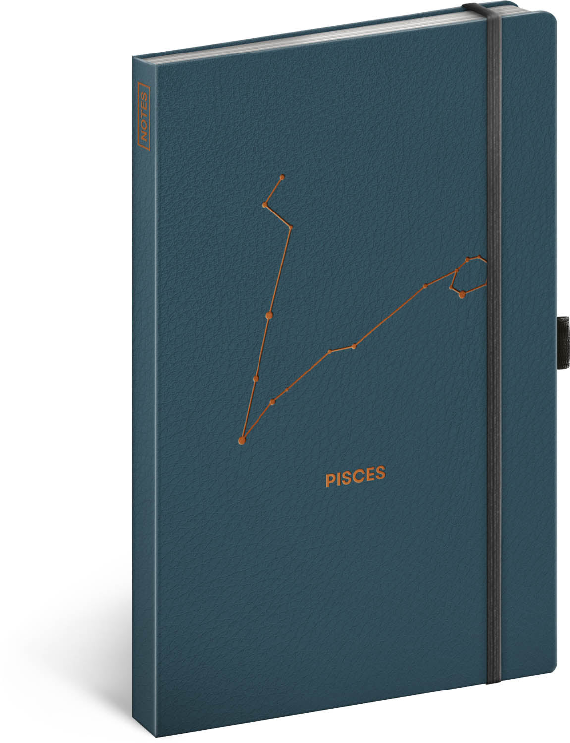 Quaderno Segno zodiacale Pesci, a righe, 13 × 21 cm