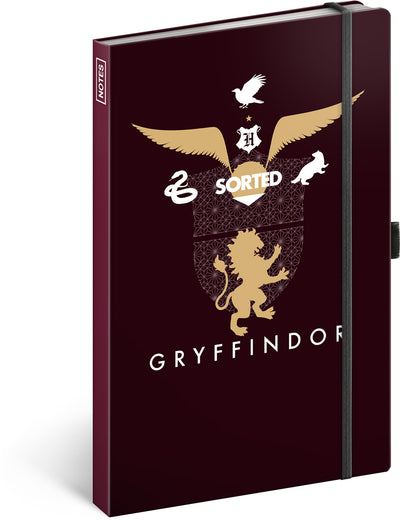 Quaderno Harry Potter – Grifondoro, a righe, 13 × 21 cm