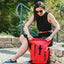 Zaino roll top TERIBEAR rosso
